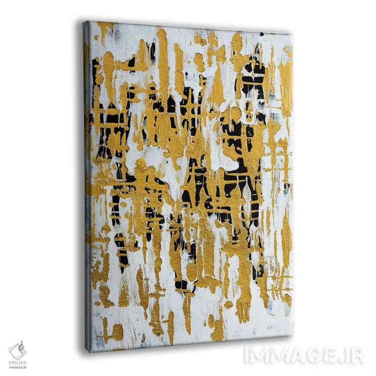 تابلو دکوراتیو خوشنویسی ذوب شونده اثر نیکی چوهان - نمای پرسپکتیو محصول