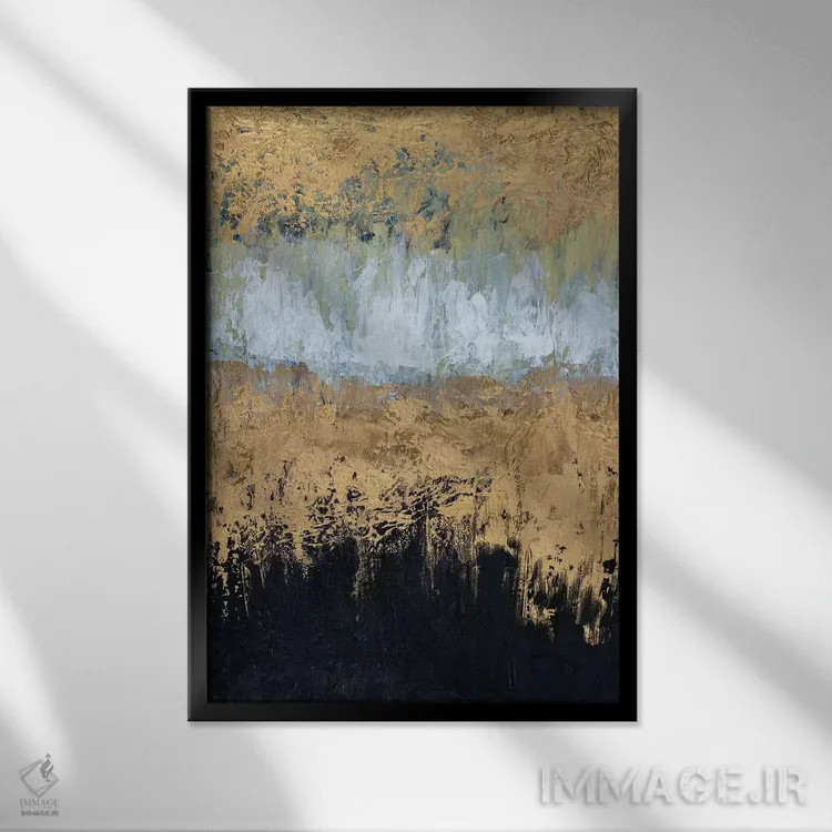 تابلو دکوراتیو شجاع بودن اثر نیکی چوهان - نمای قابدار مشکی