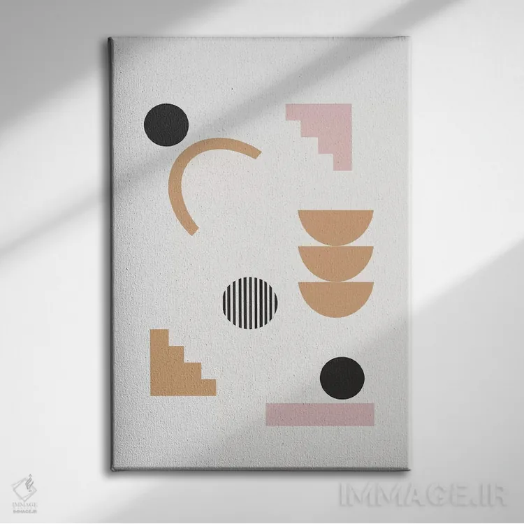 تابلو دکوراتیو اوژنیا اثر شارلوت وینتر - نمای روبهرو روی دیوار