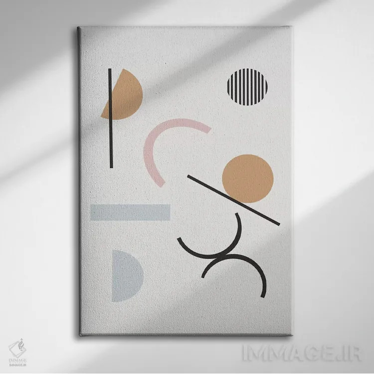 تابلو دکوراتیو آدلفا اثر شارلوت وینتر - نمای روبهرو روی دیوار