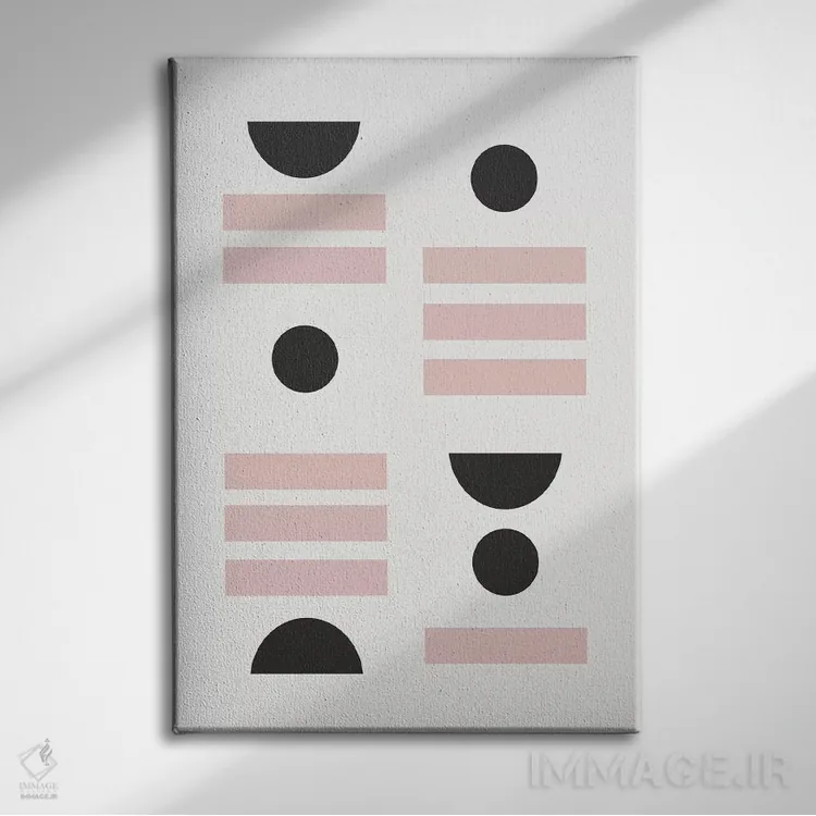 تابلو دکوراتیو داماریس اثر شارلوت وینتر - نمای روبهرو روی دیوار