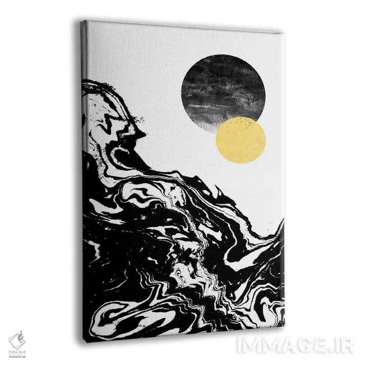 تابلو دکوراتیو الیانا اثر شارلوت وینتر - نمای پرسپکتیو محصول