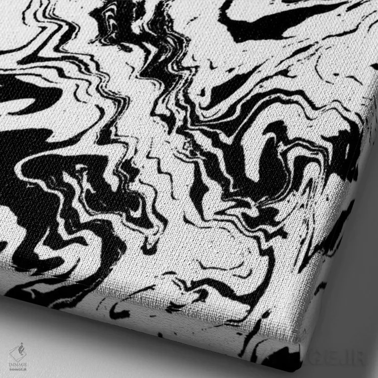 تابلو دکوراتیو تاریا اثر شارلوت وینتر - نمای نزدیک بافت بوم