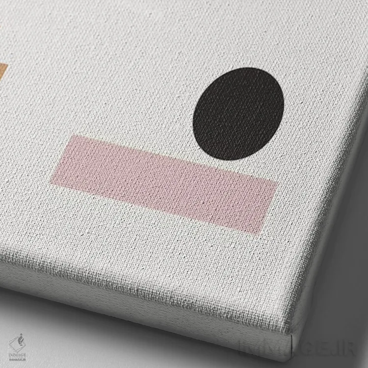 تابلو دکوراتیو اوژنیا اثر شارلوت وینتر - نمای نزدیک بافت بوم