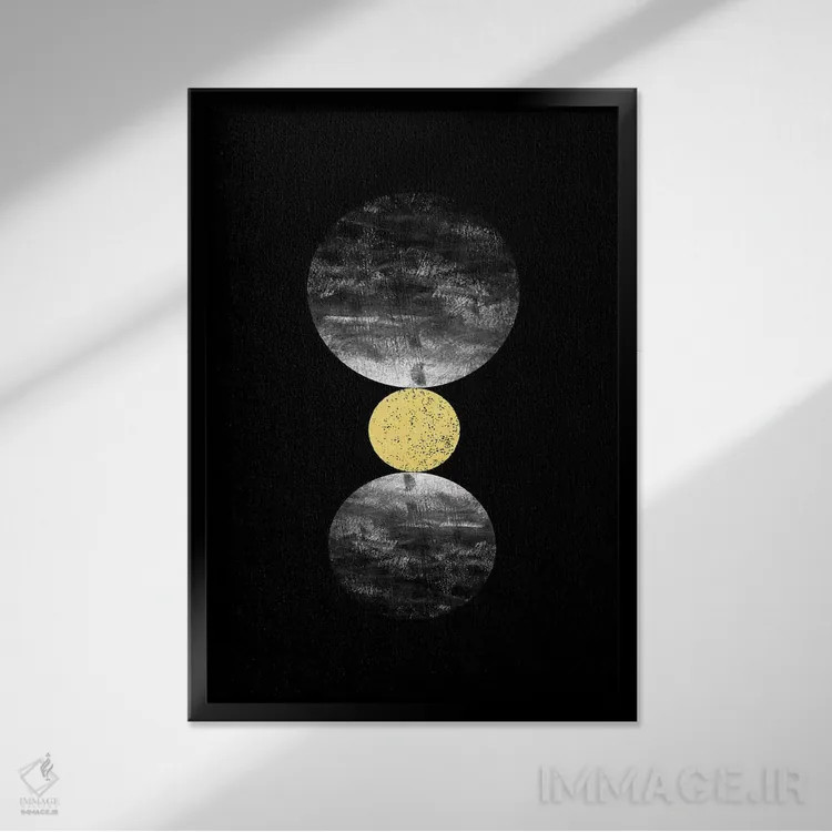 تابلو دکوراتیو کلودیا اثر شارلوت وینتر - نمای قابدار مشکی