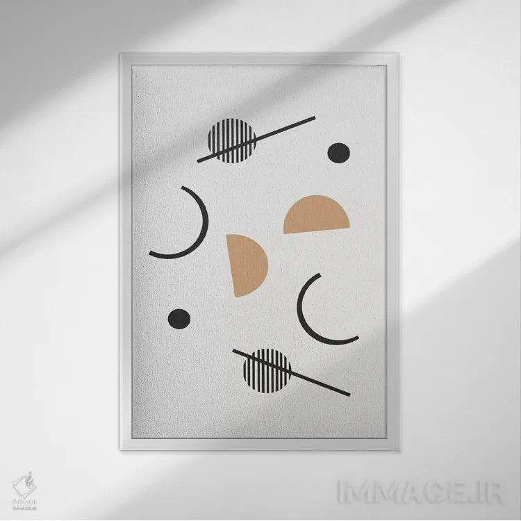 تابلو دکوراتیو کارا اثر شارلوت وینتر - نمای قابدار سفید