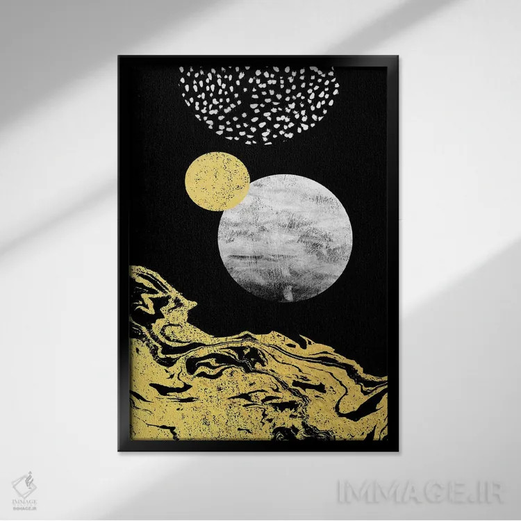 تابلو دکوراتیو "لیتا" اثر شارلوت وینتر - نمای قابدار مشکی