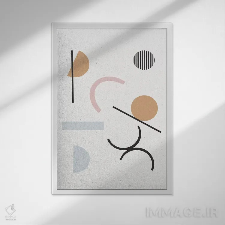 تابلو دکوراتیو آدلفا اثر شارلوت وینتر - نمای قابدار سفید