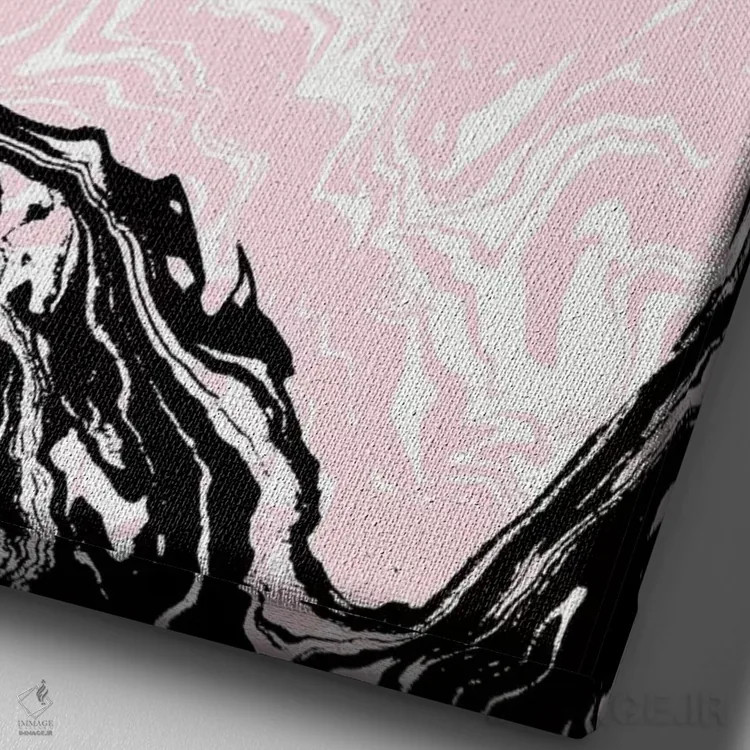 تابلو دکوراتیو "ناتالیا" اثر شارلوت وینتر - نمای نزدیک بافت بوم