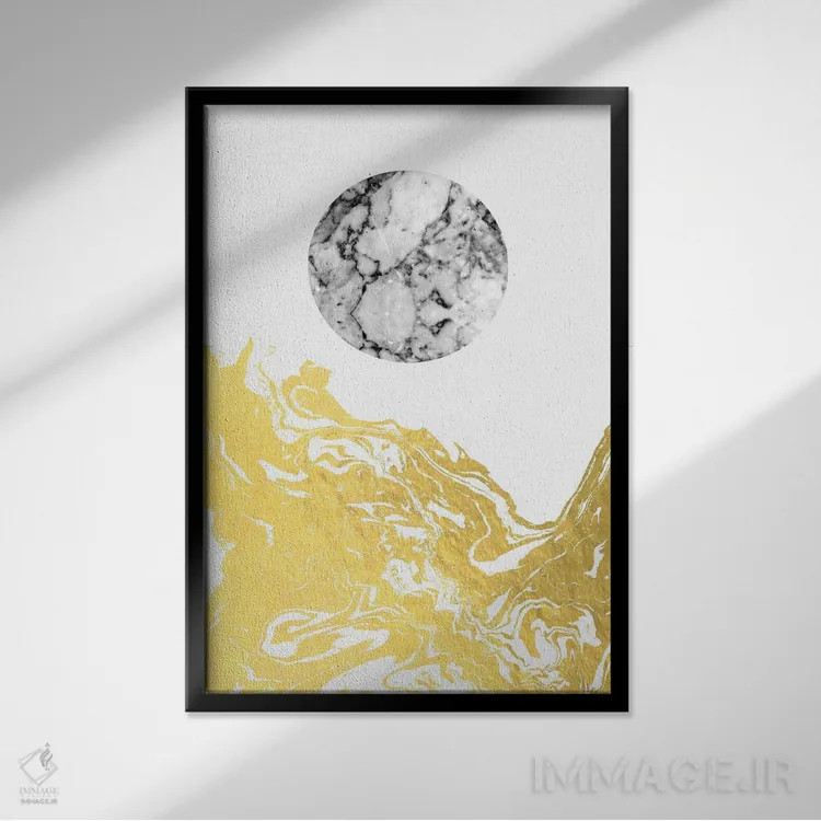 تابلو دکوراتیو "جولیا" اثر شارلوت وینتر - نمای قابدار مشکی