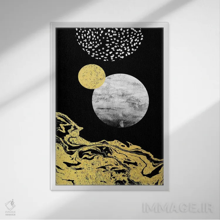 تابلو دکوراتیو "لیتا" اثر شارلوت وینتر - نمای قابدار سفید