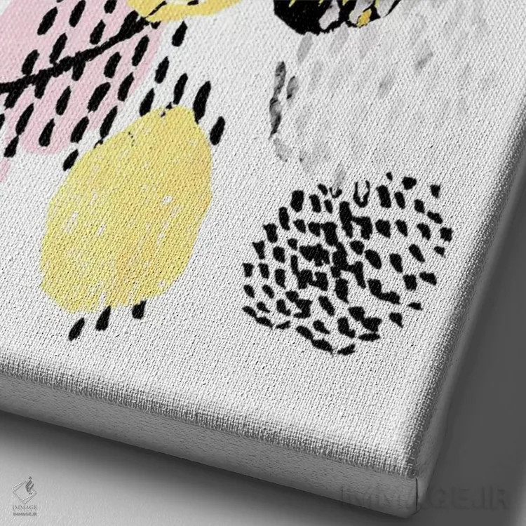 تابلو دکوراتیو "اکتاویا" اثر شارلوت وینتر - نمای نزدیک بافت بوم