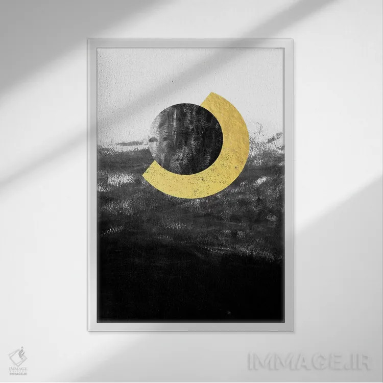 تابلو دکوراتیو "مارینا" اثر شارلوت وینتر - نمای قابدار سفید