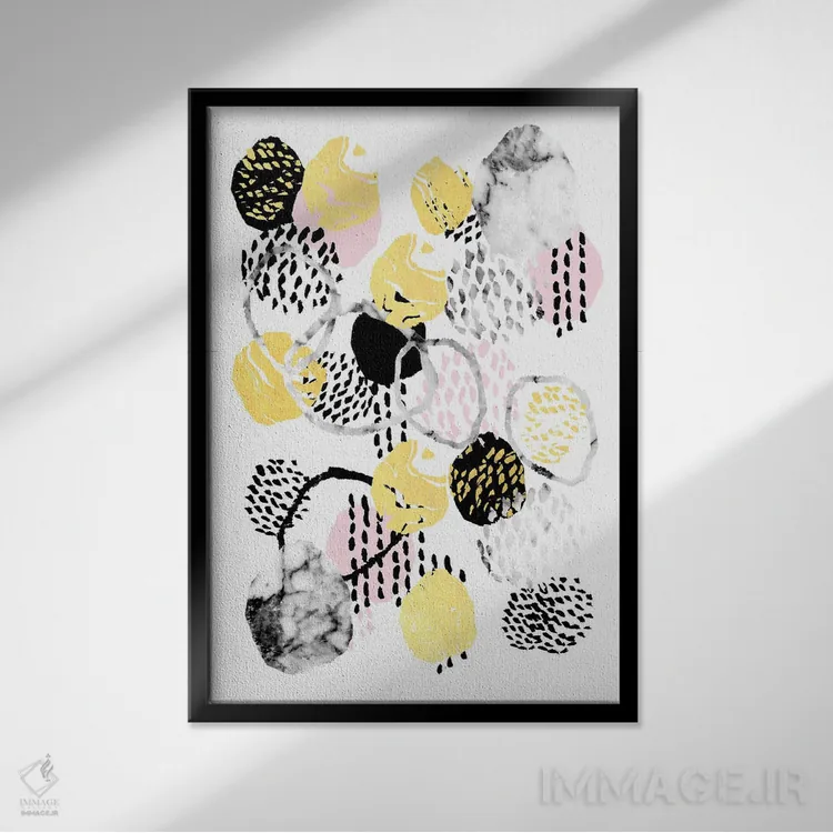 تابلو دکوراتیو "اکتاویا" اثر شارلوت وینتر - نمای قابدار مشکی