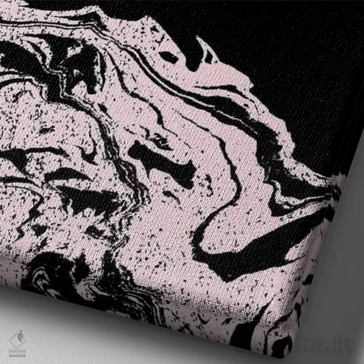 تابلو دکوراتیو "پائولا" اثر شارلوت وینتر - نمای نزدیک بافت بوم