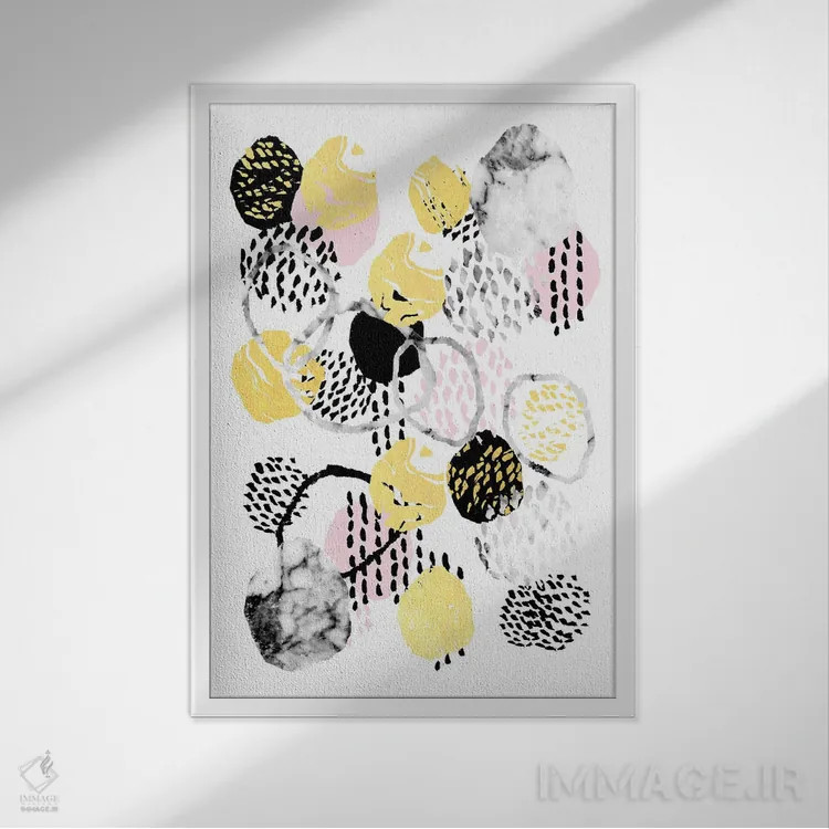 تابلو دکوراتیو "اکتاویا" اثر شارلوت وینتر - نمای قابدار سفید