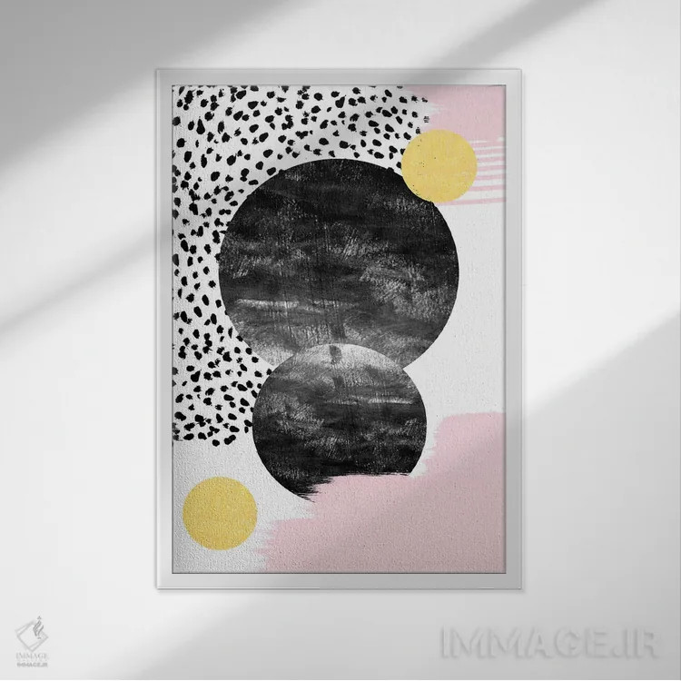 تابلو دکوراتیو "پالوما" اثر شارلوت وینتر - نمای قابدار سفید