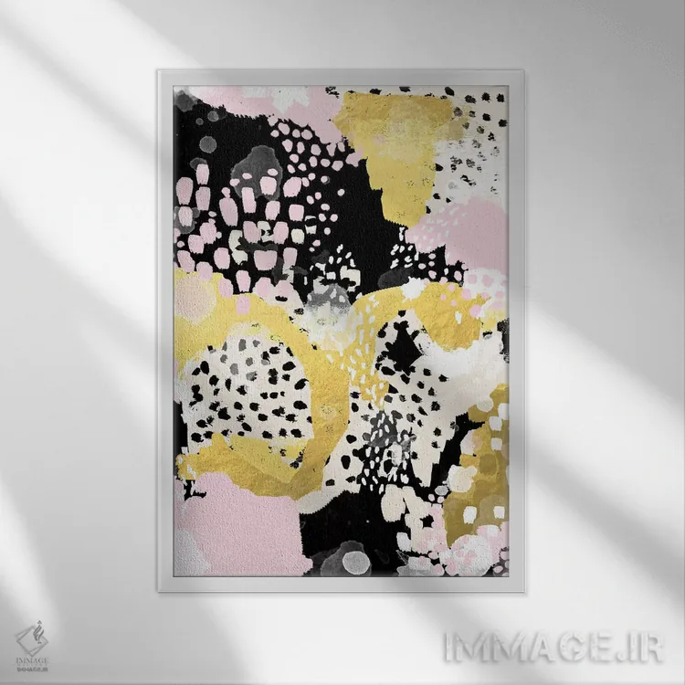 تابلو دکوراتیو "روزا" اثر شارلوت وینتر - نمای قابدار سفید