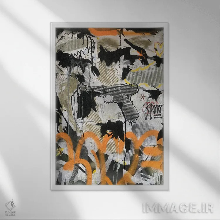 تابلو دکوراتیو "تنها چشمانم برای توست" اثر سیسرو اسپین - نمای قابدار سفید