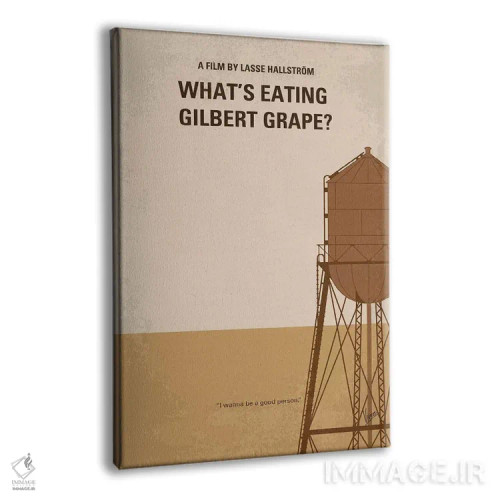 تابلو دکوراتیو پوستر مینیمال فیلم چه بلایی سر گیلبرت گریپ آمده؟ اثر چانکونگ - نمای پرسپکتیو محصول