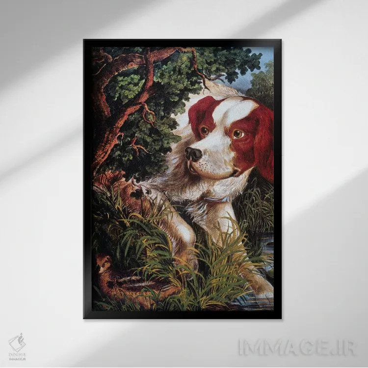 تابلو دکوراتیو 1866,C&I: فضای نزدیک، ۱۸۶۶ اثر کاریه و آیووز - نمای قابدار مشکی