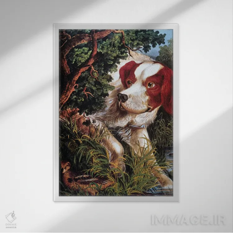 تابلو دکوراتیو 1866,C&I: فضای نزدیک، ۱۸۶۶ اثر کاریه و آیووز - نمای قابدار سفید