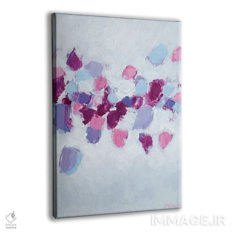 تابلو دکوراتیو جریان آمبی II اثر آن مری کولیک - نمای پرسپکتیو محصول