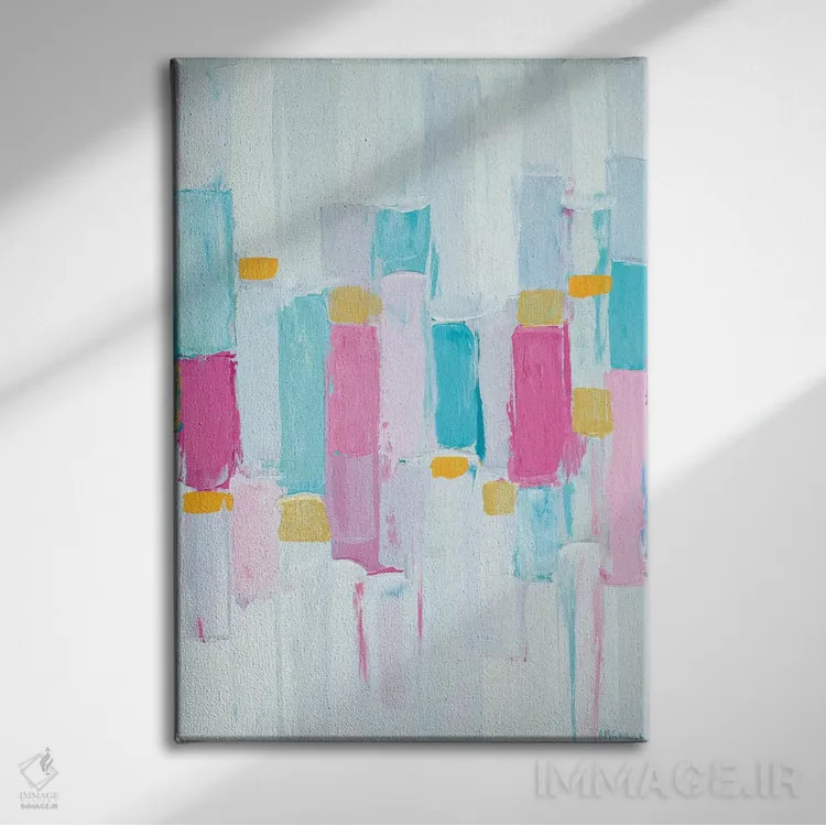 تابلو دکوراتیو ریزوم سرد I اثر آن مری کولیک - نمای روبهرو روی دیوار