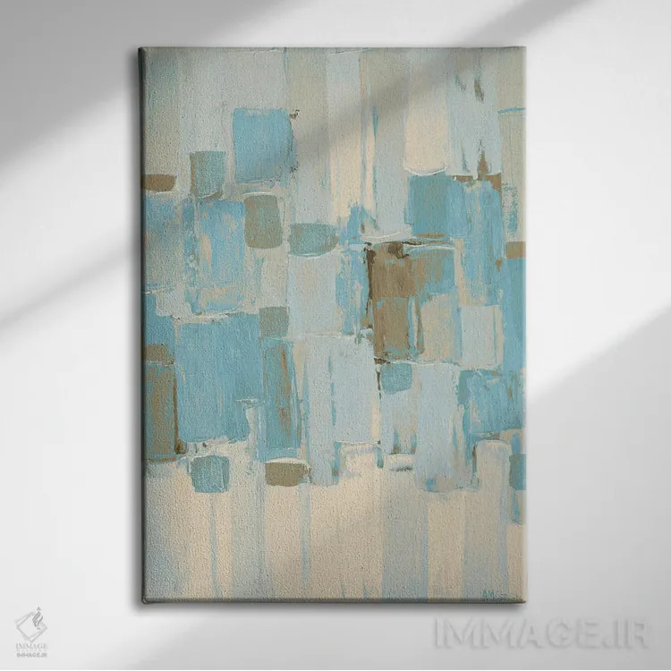 تابلو دکوراتیو ریزوم ملایم II اثر آن مری کولیک - نمای روبهرو روی دیوار