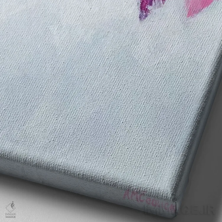 تابلو دکوراتیو جریان آمبی II اثر آن مری کولیک - نمای نزدیک بافت بوم