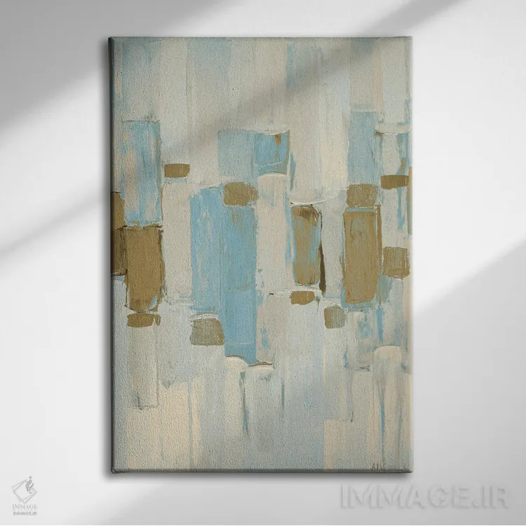 تابلو دکوراتیو ریزوم ملایم I اثر آن مری کولیک - نمای روبهرو روی دیوار