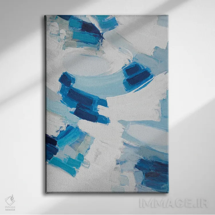 تابلو دکوراتیو ابرهای رویا اثر آن مری کولیک - نمای روبهرو روی دیوار