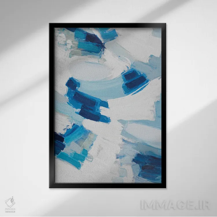 تابلو دکوراتیو ابرهای رویا اثر آن مری کولیک - نمای قابدار مشکی