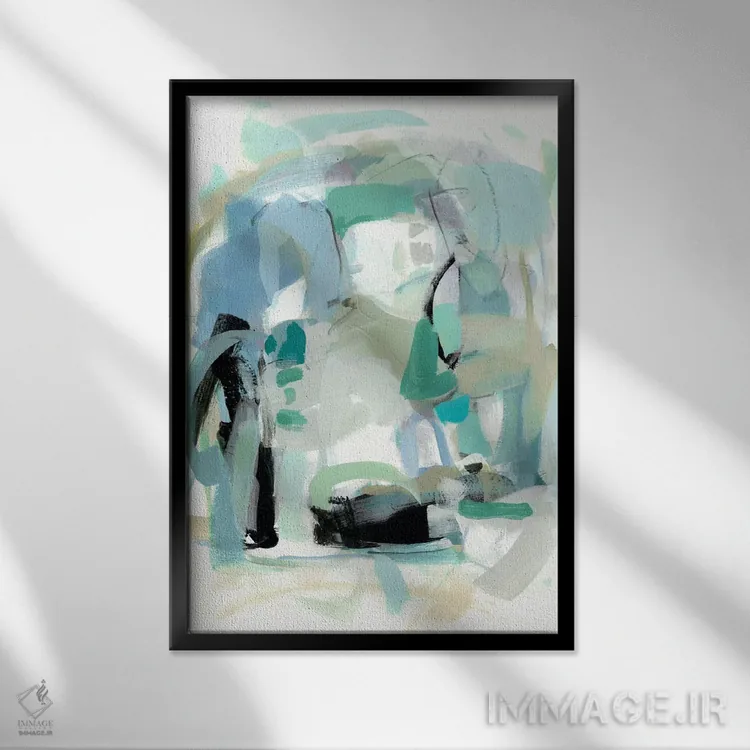 تابلو دکوراتیو بهار شیرین III اثر کریستینا لانگ - نمای قابدار مشکی