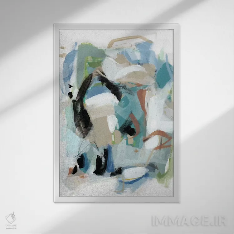 تابلو دکوراتیو پاییز III اثر کریستینا لانگ - نمای قابدار سفید