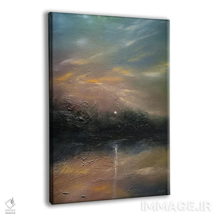 تابلو دکوراتیو گرگ و میش پرده خود را می اندازد اثر کریستوفر لیتر - نمای پرسپکتیو محصول