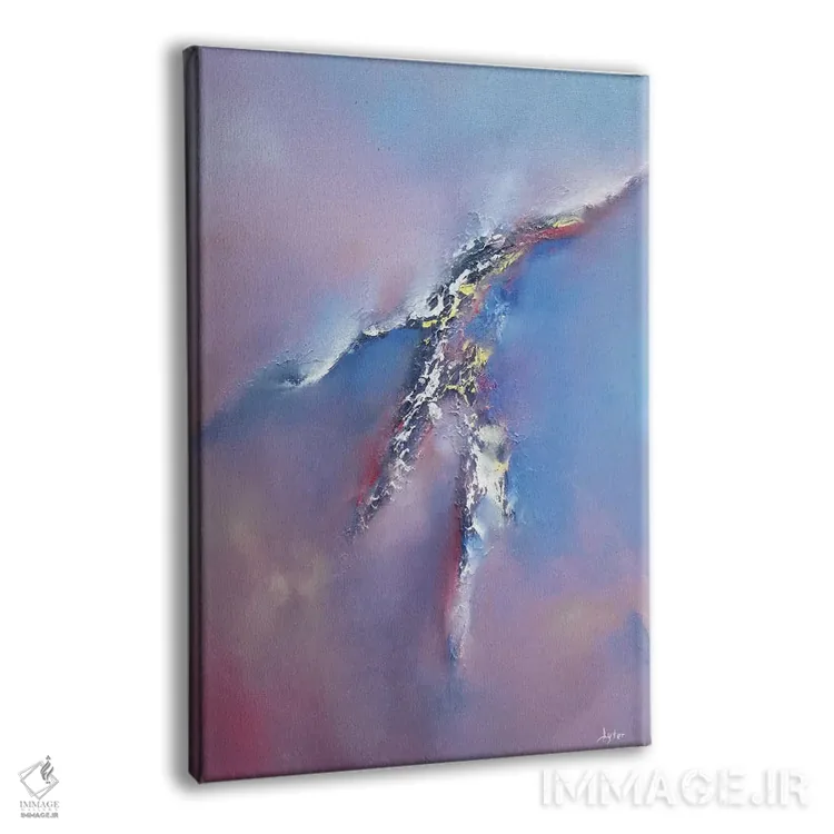 تابلو دکوراتیو ترک های آسمان اثر کریستوفر لیتر - نمای پرسپکتیو محصول