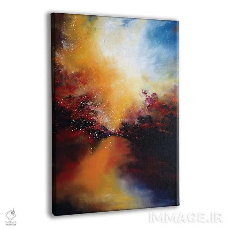 تابلو دکوراتیو لایه ها اثر کریستوفر لیتر - نمای پرسپکتیو محصول