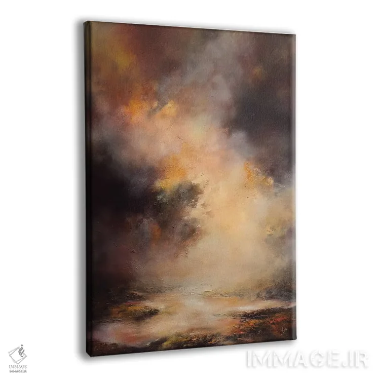 تابلو دکوراتیو پژواکی نیمه شنیده اثر کریستوفر لیتر - نمای پرسپکتیو محصول