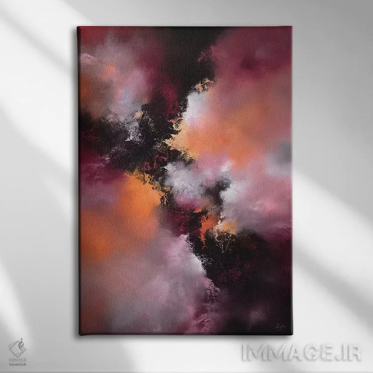 تابلو دکوراتیو سکوت ابدی فضاهای بی نهایت اثر کریستوفر لیتر - نمای روبهرو روی دیوار