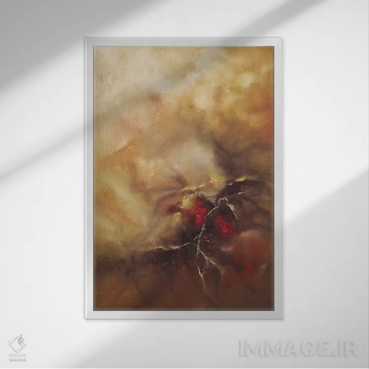 تابلو دکوراتیو پرورش دادن اثر کریستوفر لیتر - نمای قابدار سفید