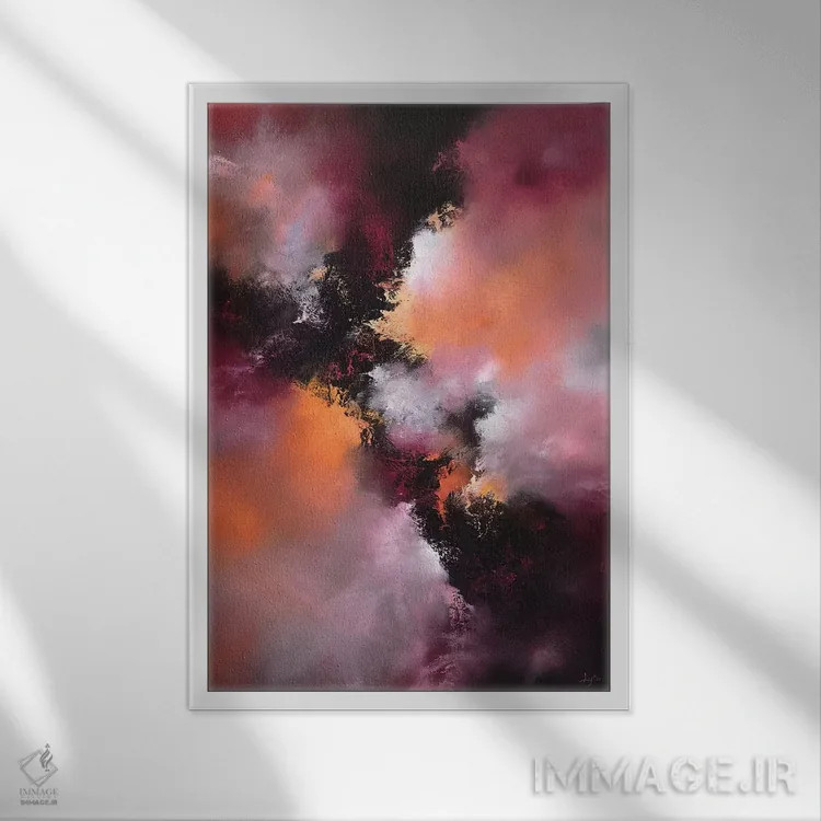 تابلو دکوراتیو سکوت ابدی فضاهای بی نهایت اثر کریستوفر لیتر - نمای قابدار سفید