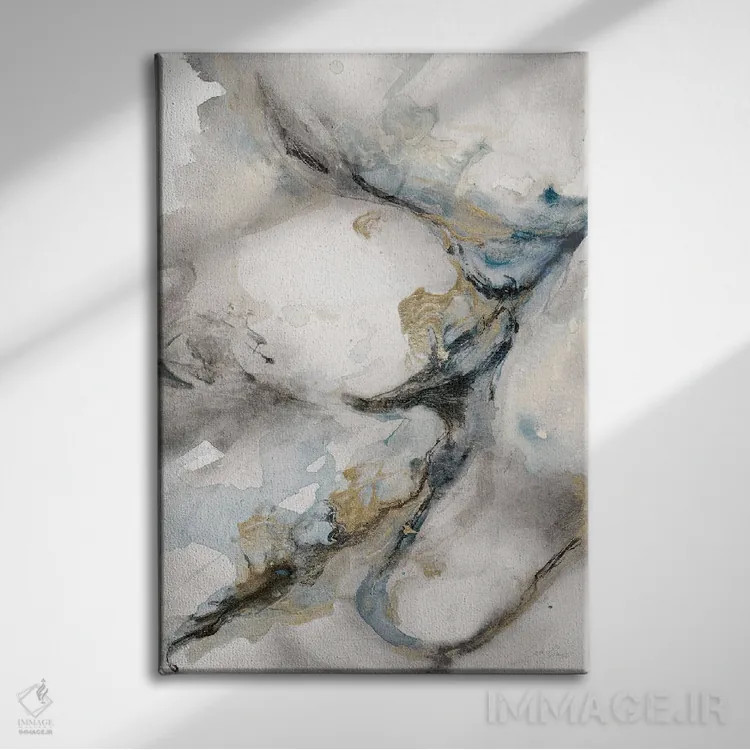 تابلو دکوراتیو پیچ و تاب اثر استلا چانگ - نمای روبهرو روی دیوار