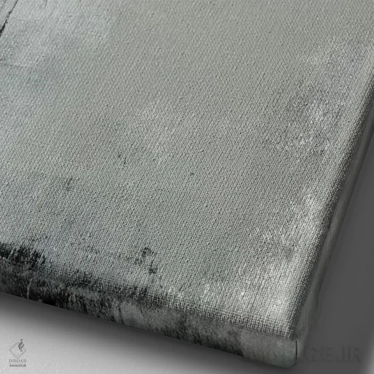 تابلو دکوراتیو به تاخیر افتاده اثر کارول لین تایس - نمای نزدیک بافت بوم