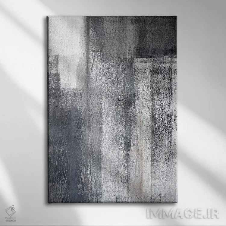 تابلو دکوراتیو باران سنگین اثر کارول لین تایس - نمای روبهرو روی دیوار