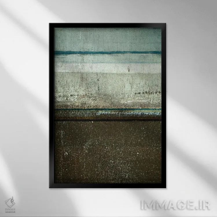 تابلو دکوراتیو دانلود شده اثر کارول لین تایس - نمای قابدار مشکی