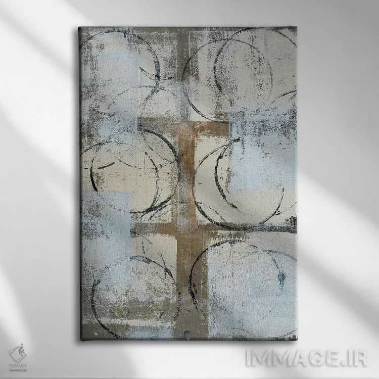 تابلو دکوراتیو پایه دار اثر کارول لین تایس - نمای روبهرو روی دیوار