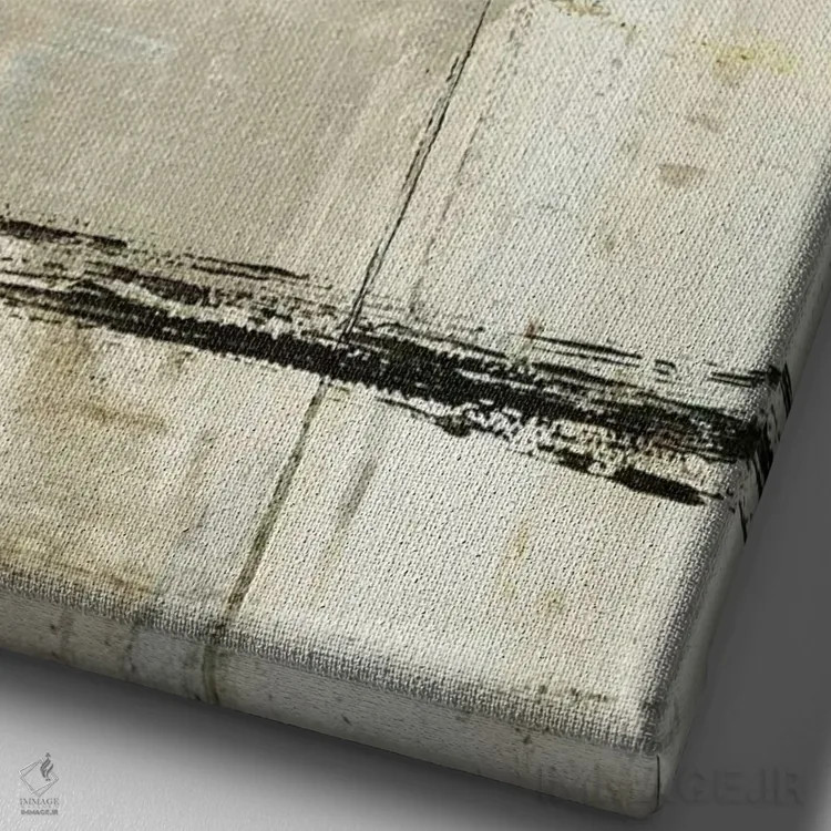 تابلو دکوراتیو چنگ زدن اثر کارول لین تایس - نمای نزدیک بافت بوم