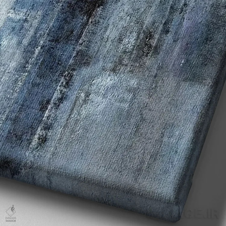 تابلو دکوراتیو شماره یک اثر کارول لین تایس - نمای نزدیک بافت بوم