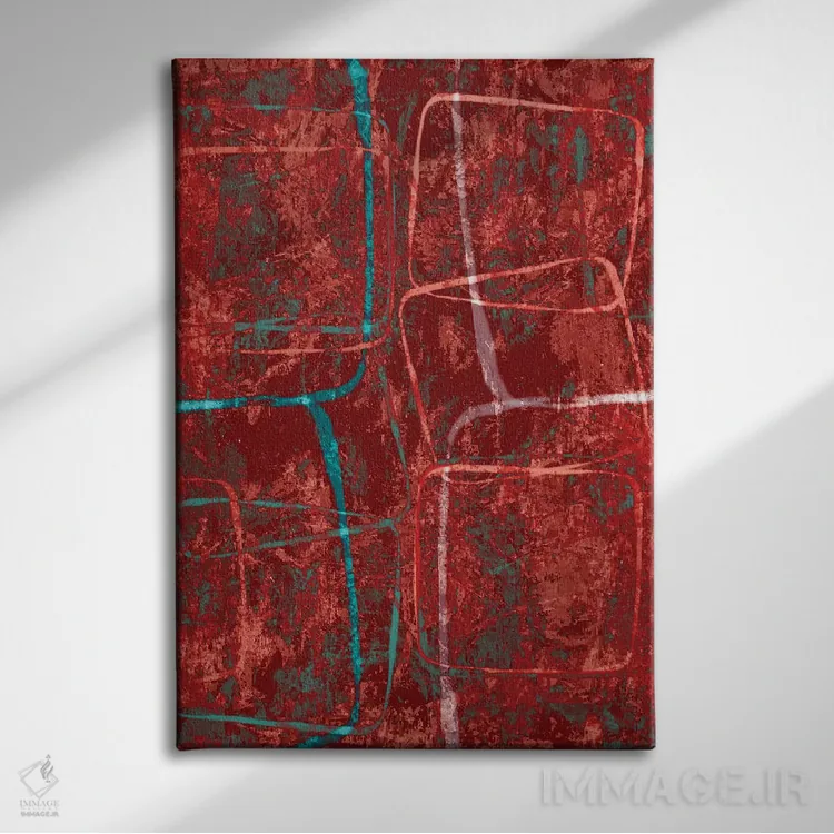 تابلو دکوراتیو تحت فشار اثر کارول لین تایس - نمای روبهرو روی دیوار